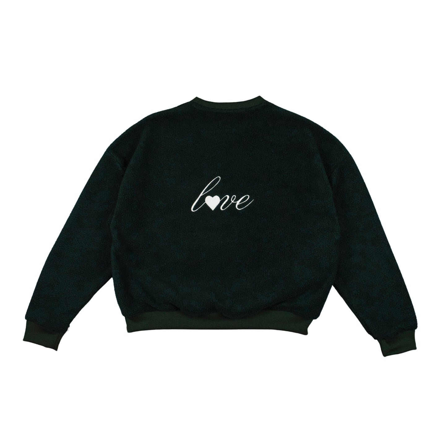 oversized sweater | boxy and partial cropped | love of vintage | forest