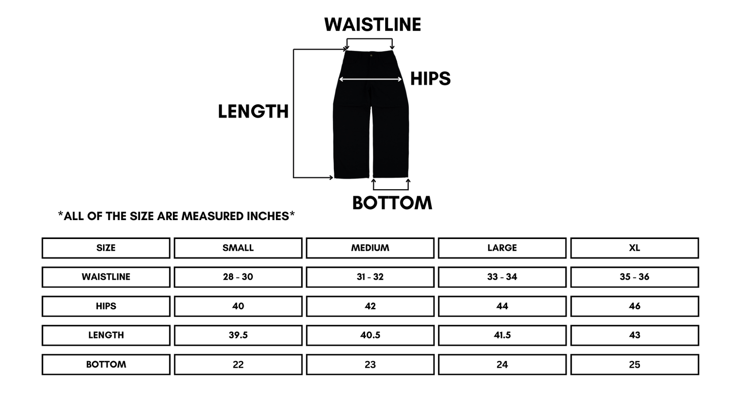 wide-leg trousers | classic belt-loop | wide & straight | denim twill | black