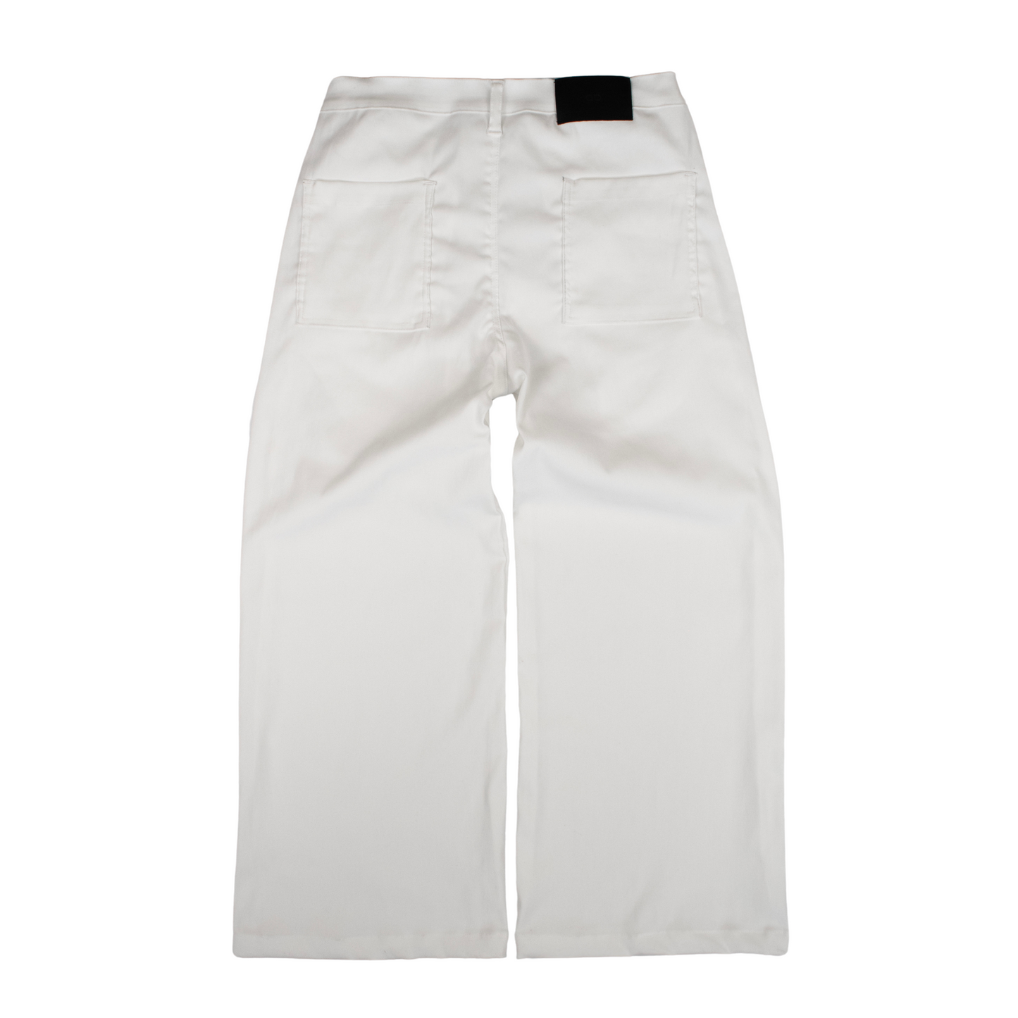 pleated trousers | wide & straight | woven | endless summer | blanc