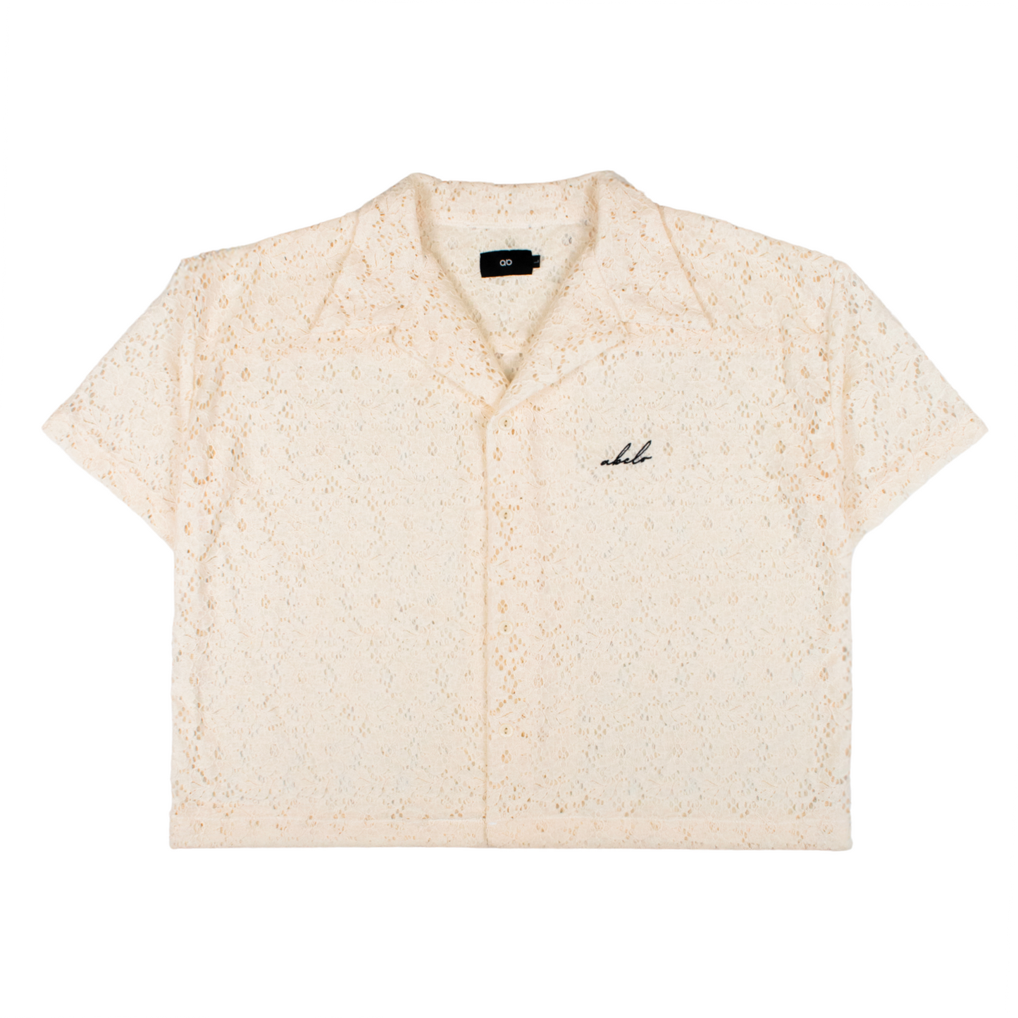 lace italian box polo shirt | sunshine flora