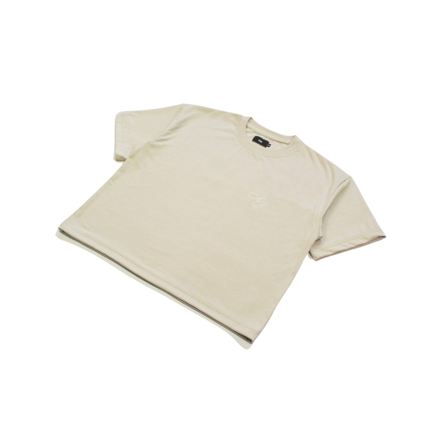 oversized tee | "cropped and box" fit | 260gsm | love of vintage | crème