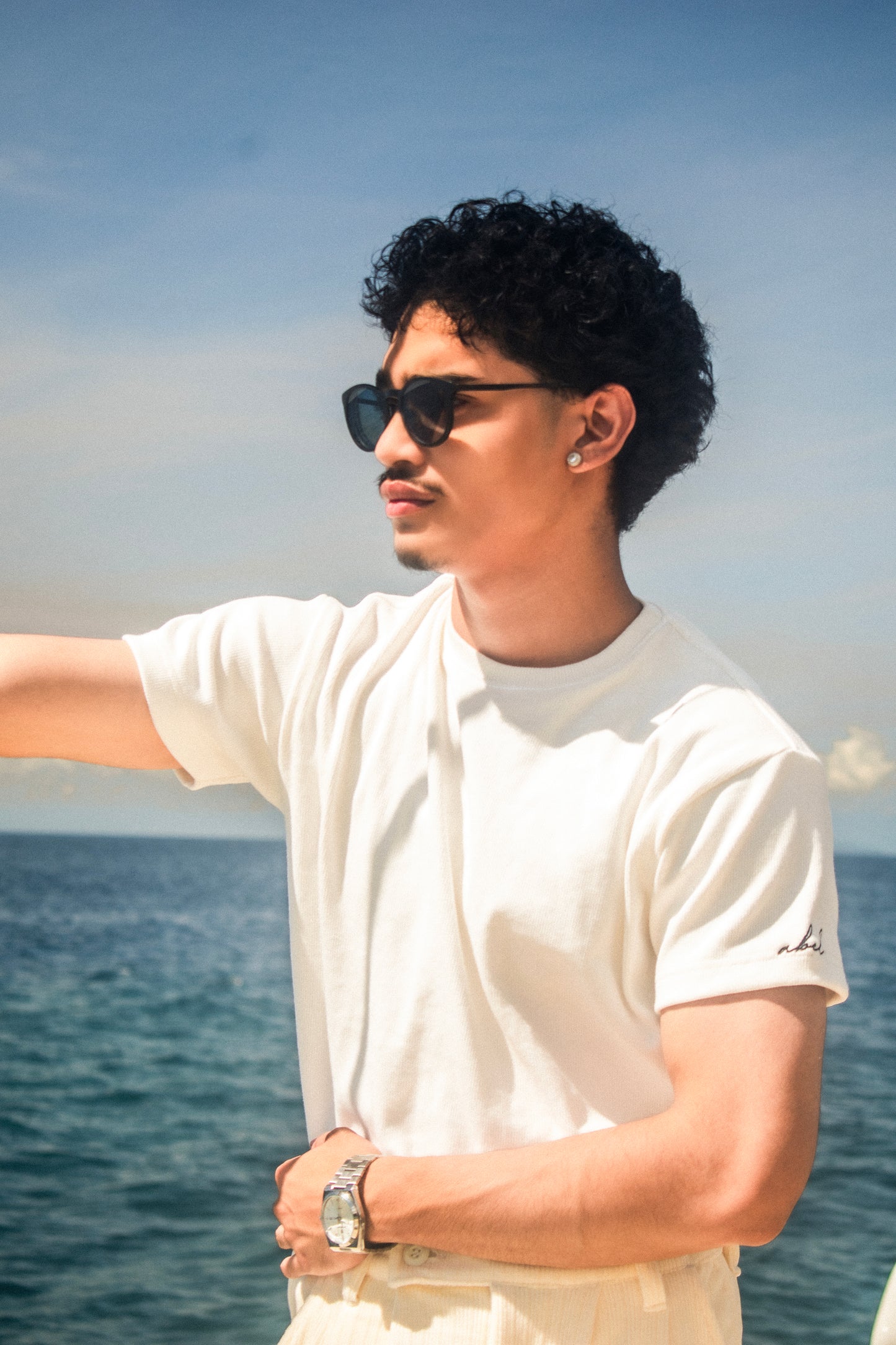 timeless tee | textured cotton | endless summer | vintage white