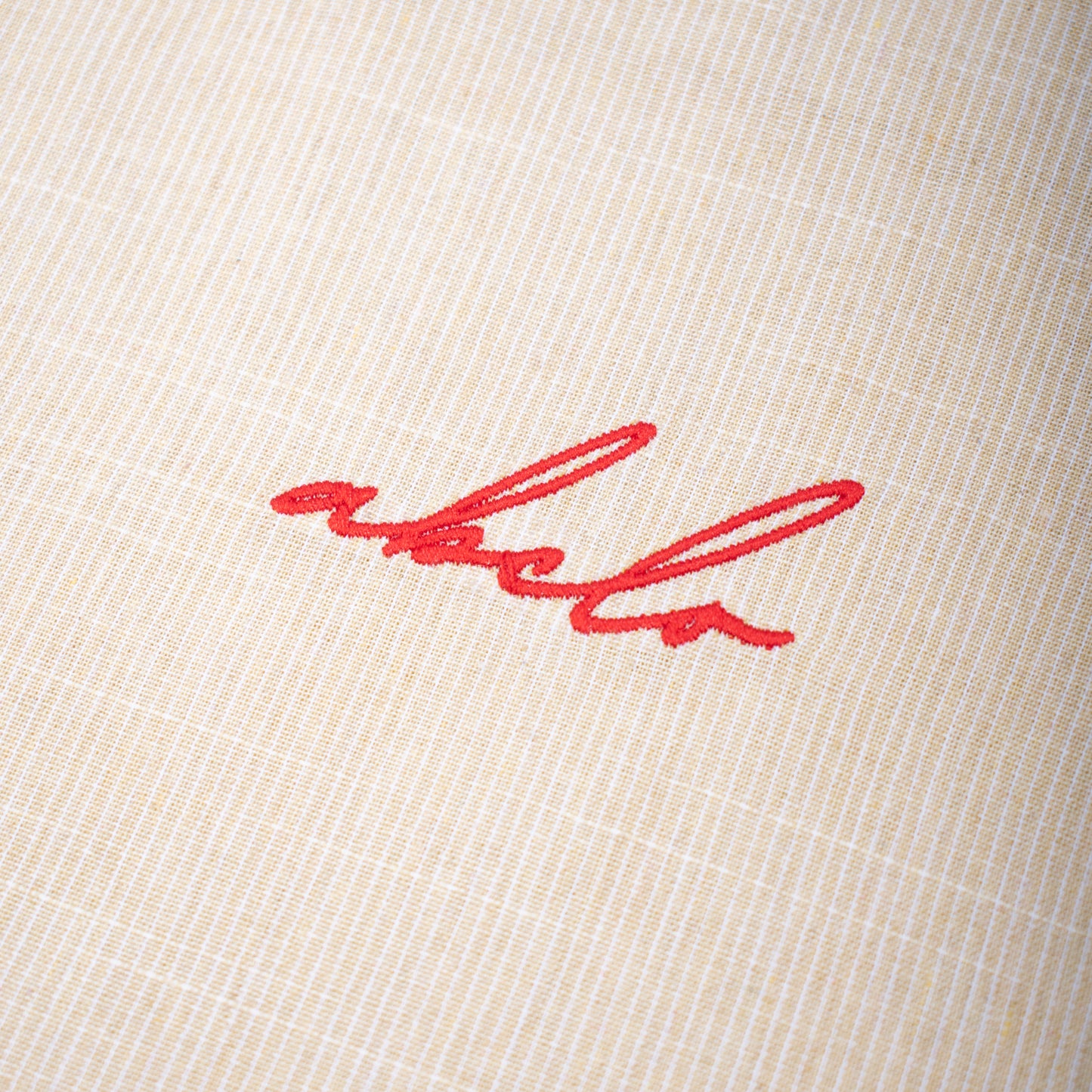 boxy cropped polo shirt | crème