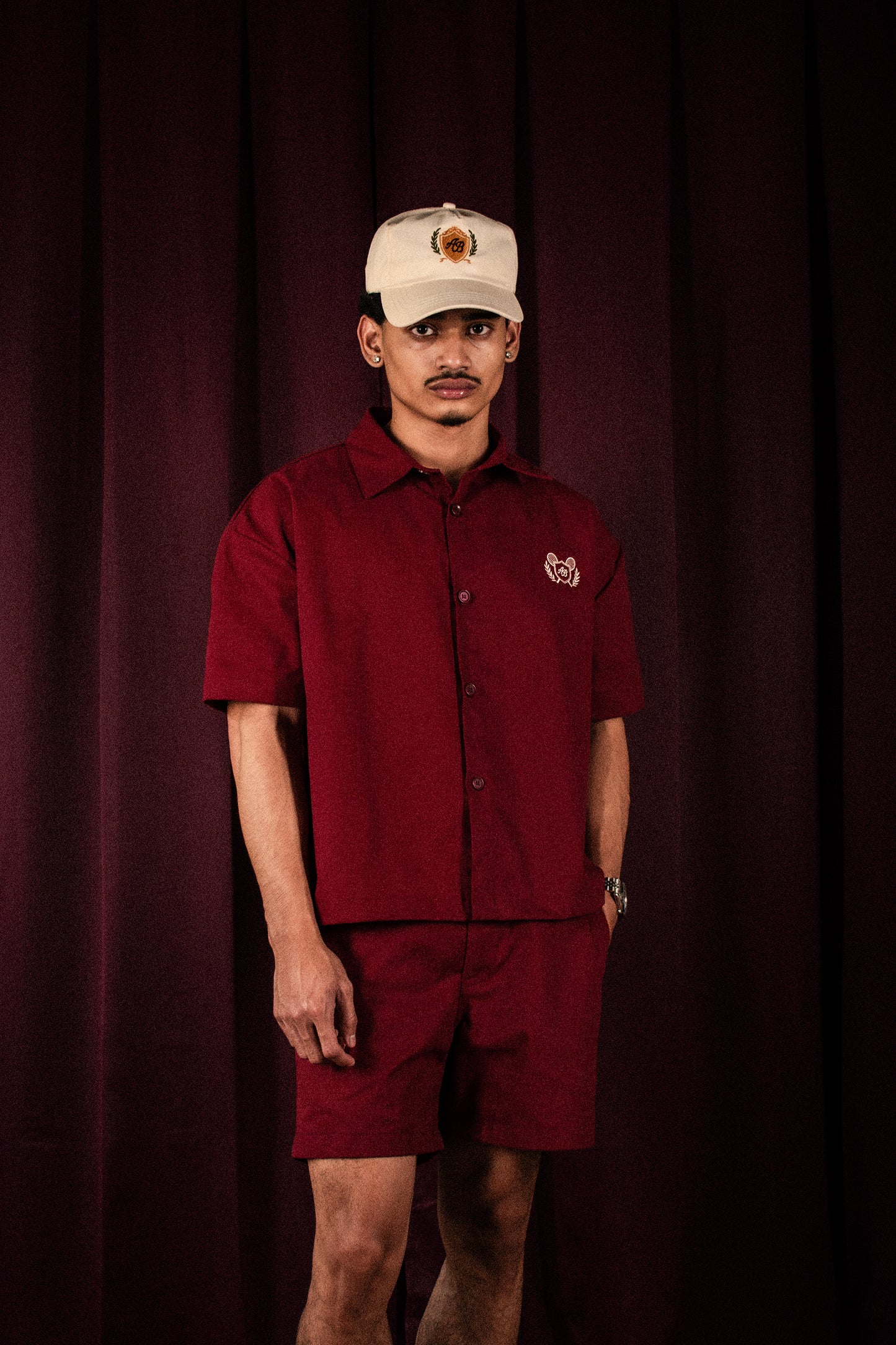 boxy polo shirt | athletics club in rosewood