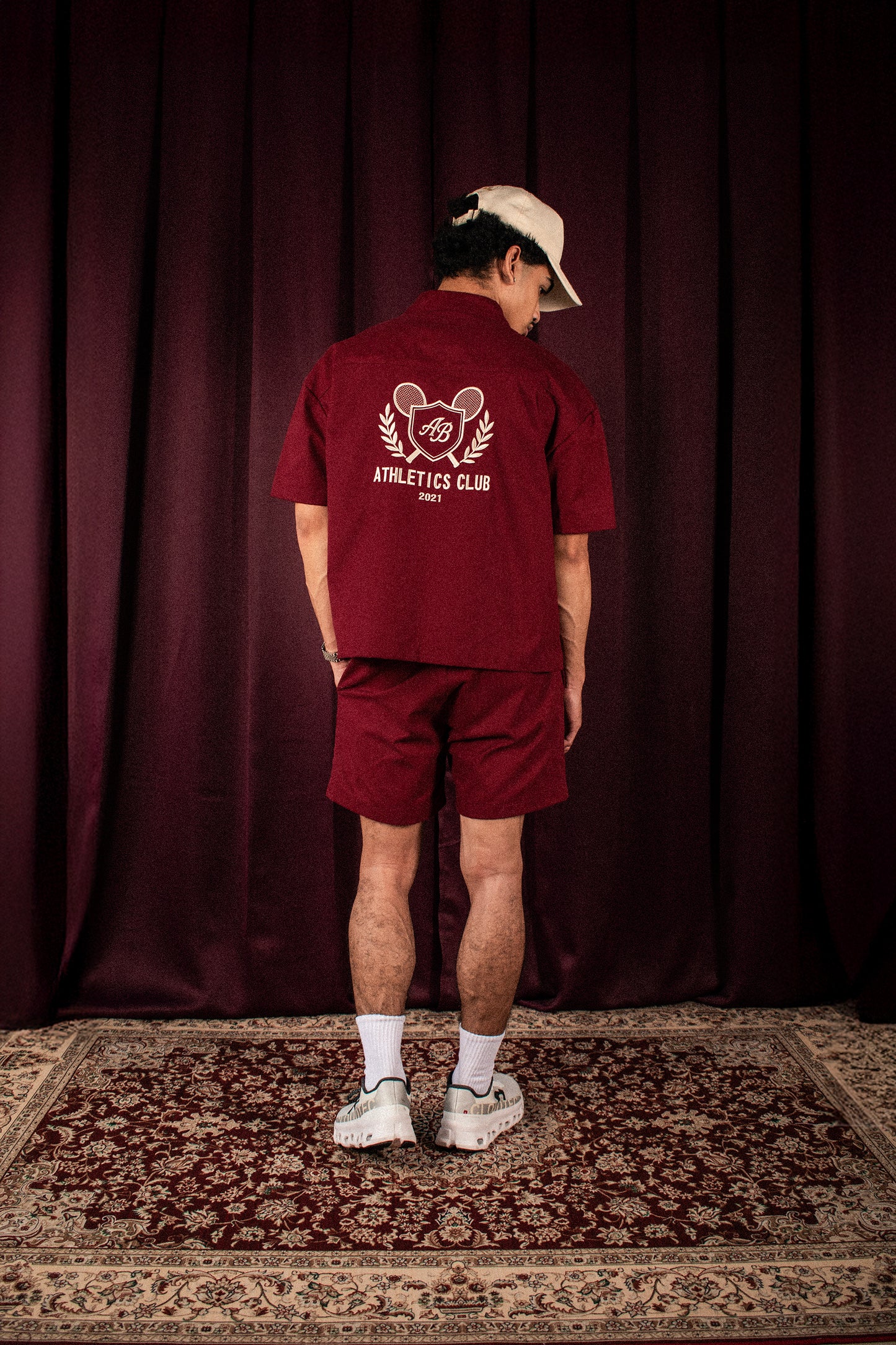 boxy polo shirt | athletics club in rosewood