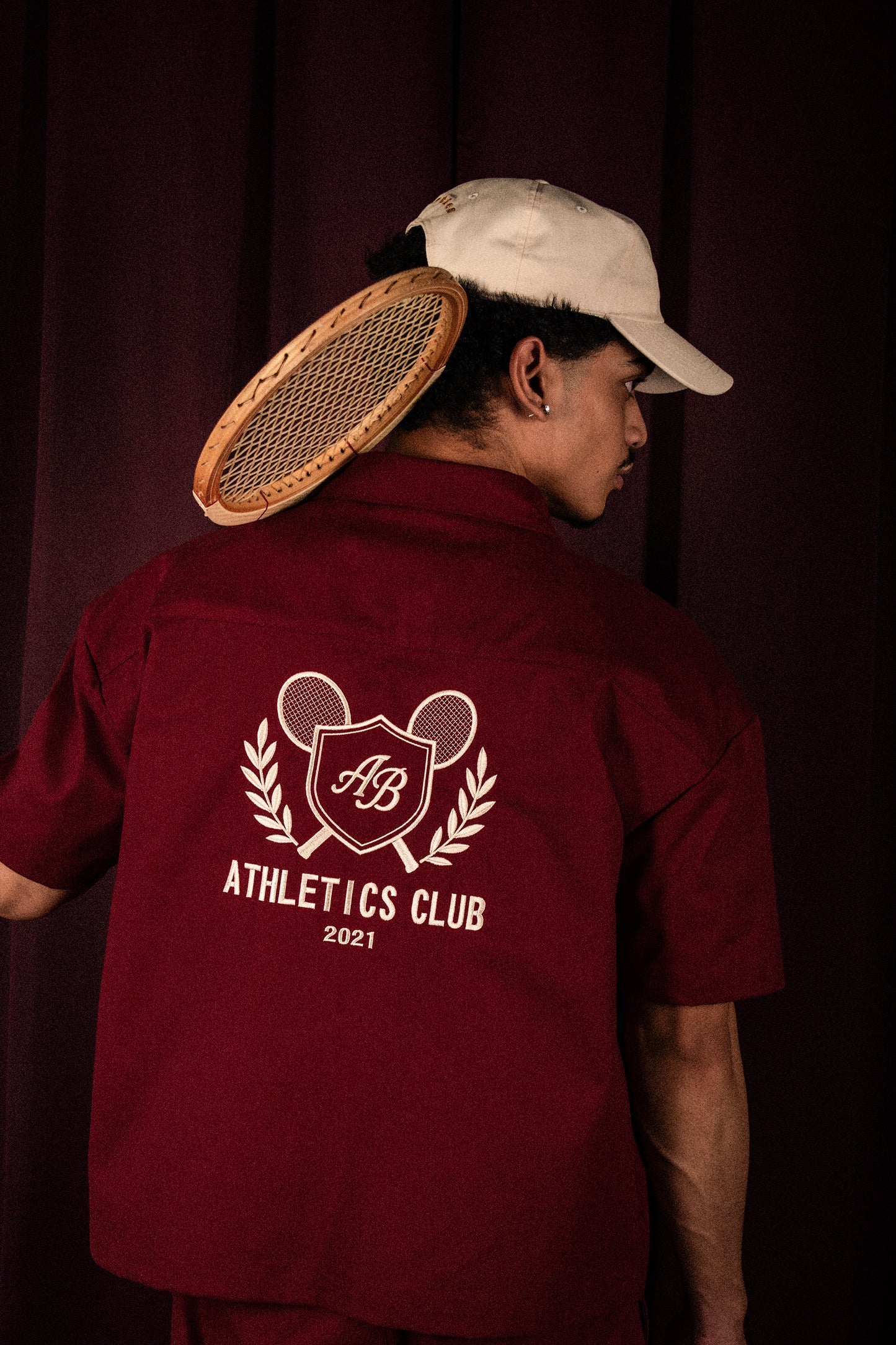 boxy polo shirt | athletics club in rosewood