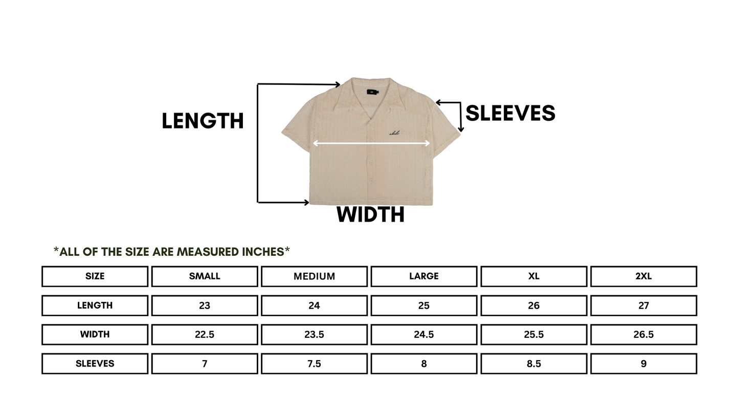 lace polo shirt | button-down | italian box fit | lace | endless summer | sand