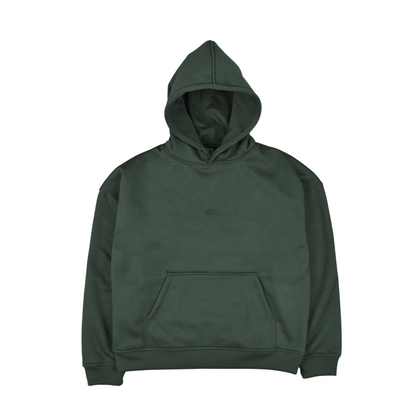oversized hoodie | extra thick&heavy | "almost blank" | forest