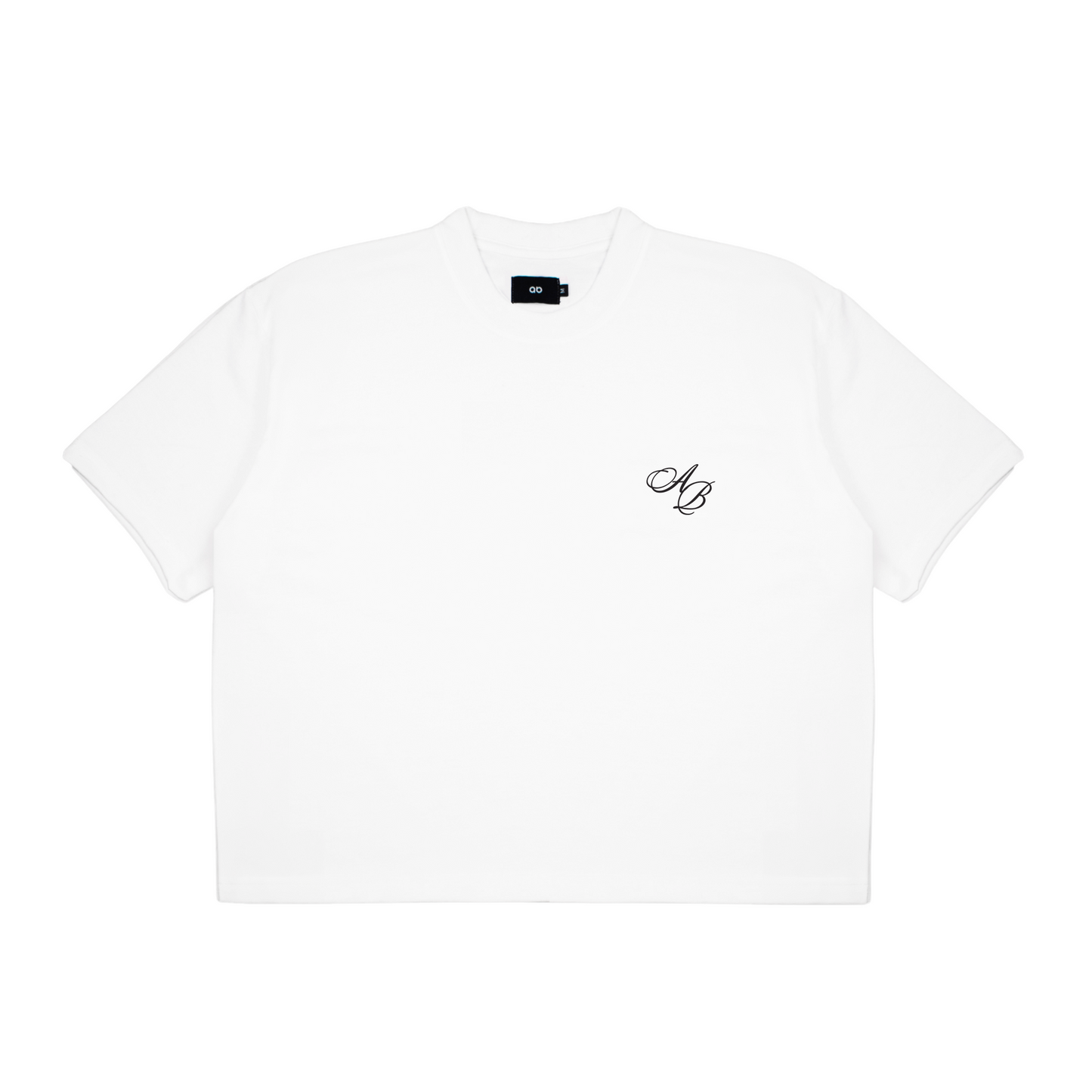 oversized boxy cropped tee | love of vintage in vintage white