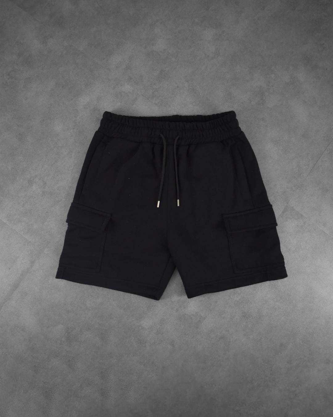 walk shorts | 4 pockets | terry | black