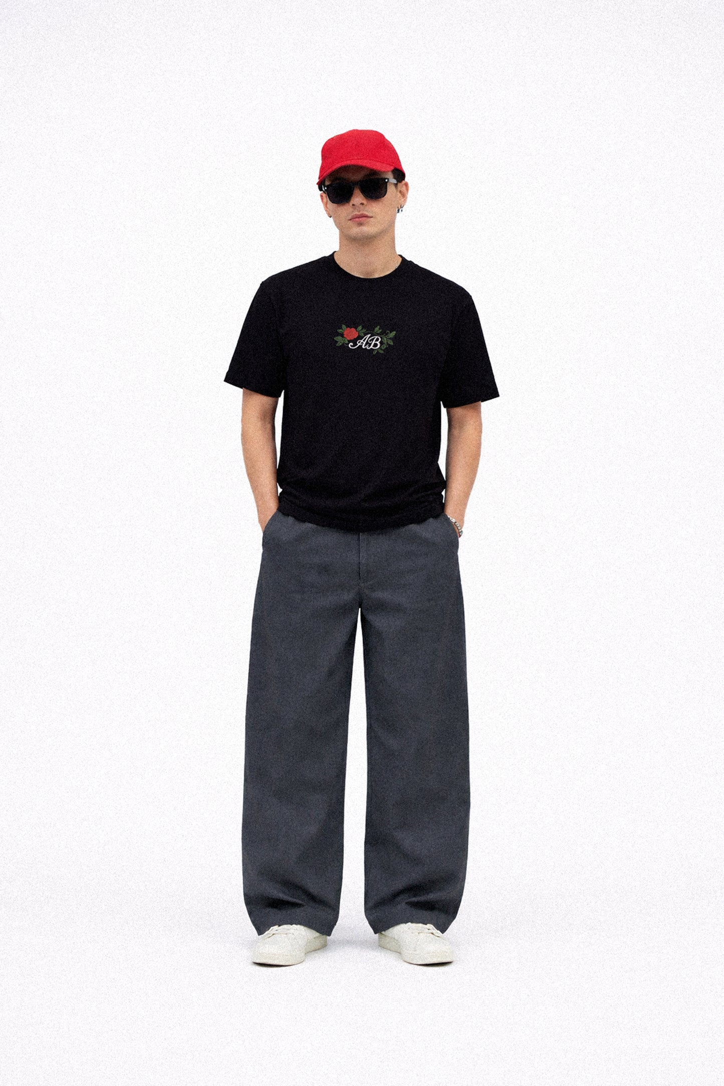 classic tee | spring in black
