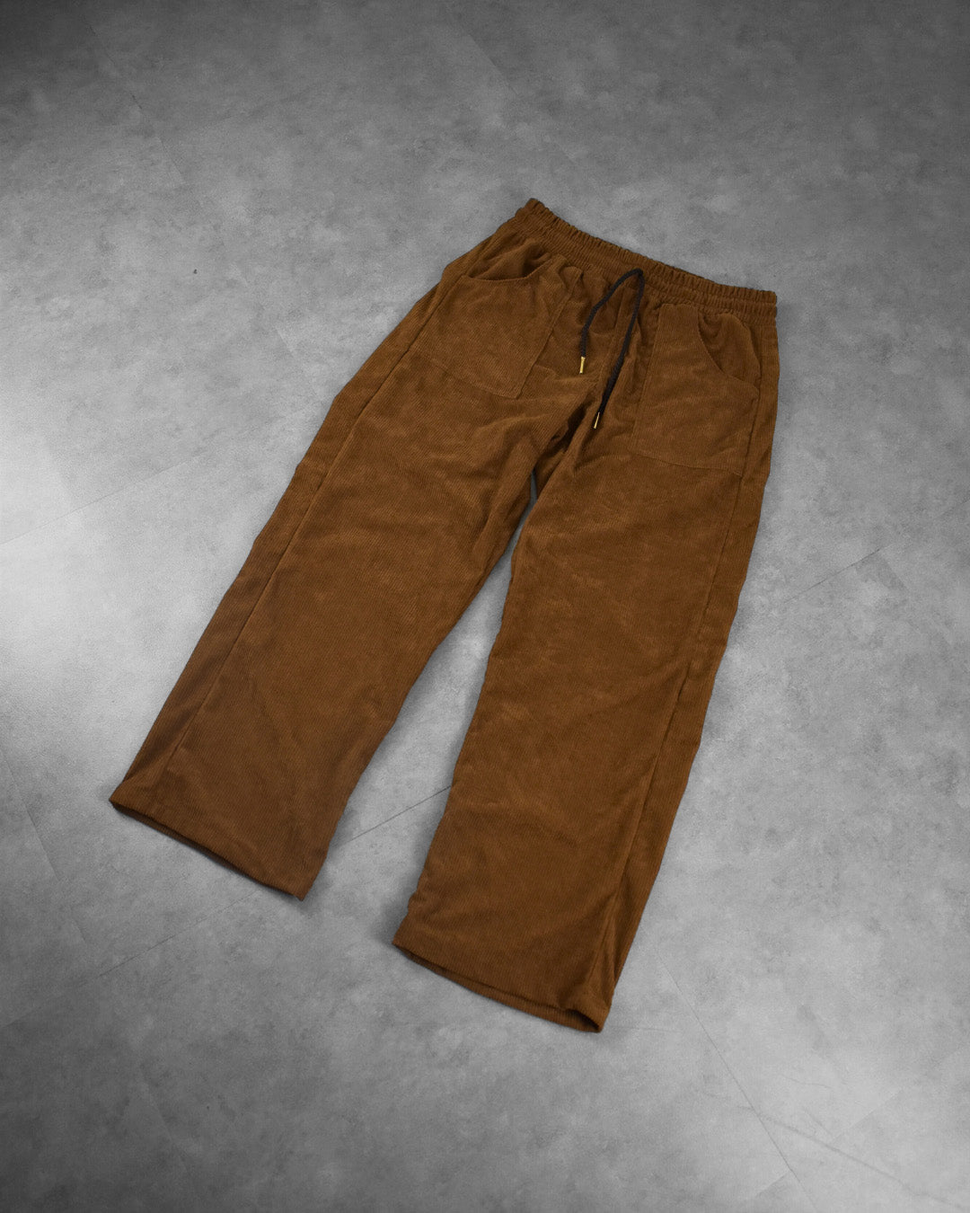 wide-leg pants | straight cut | corduroy | dirt
