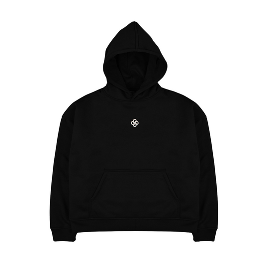 oversized hoodie | extra thick&heavy | harmony | black