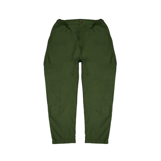work trousers | hybrid belt-loop | loose-fit | classic twill | fern