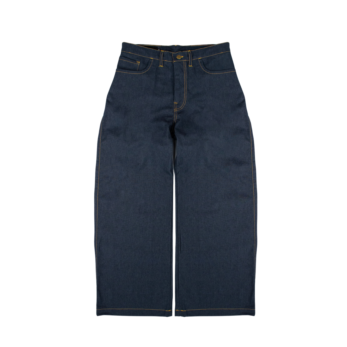 denim wide-leg trousers | ash navy