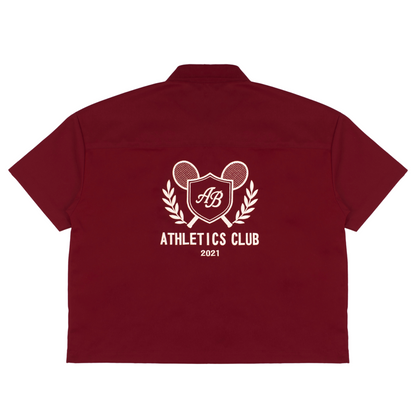 boxy polo shirt | athletics club in rosewood