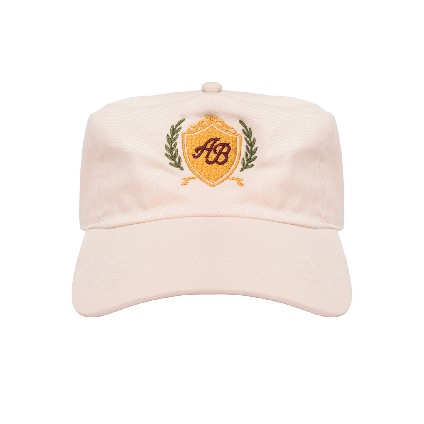 5 panel court classic hat | athletics club in crème