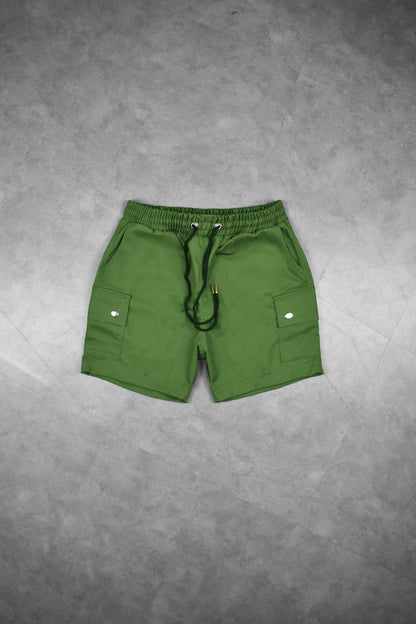 cargo shorts II | basic snap design | tailored | fern