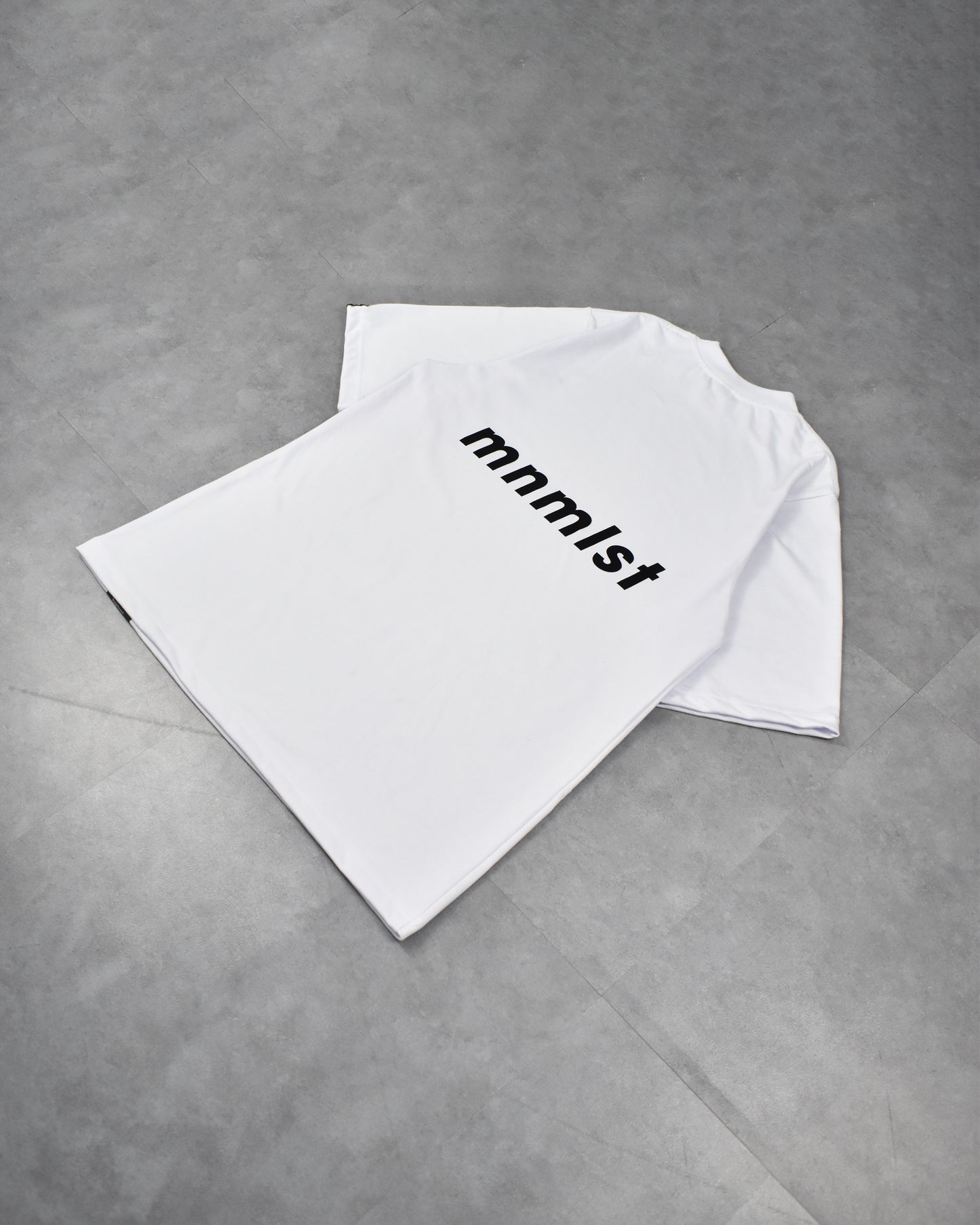 oversized tee | mock neck ep1 | minimalist : drop two | white