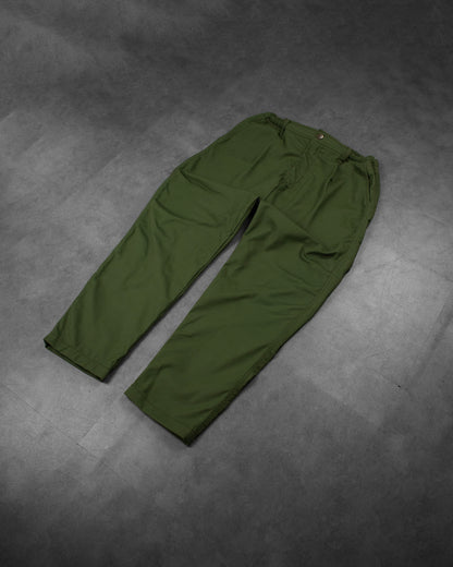 work trousers | hybrid belt-loop | loose-fit | classic twill | fern