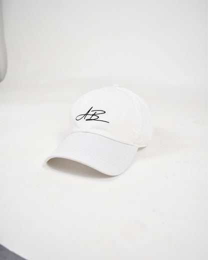 headgear | golf hat | ab signature | white