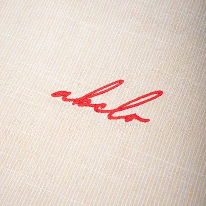 boxy cropped polo shirt | crème