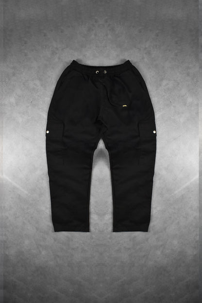 cargo pants | classic III | loose-fit | single-snap | black