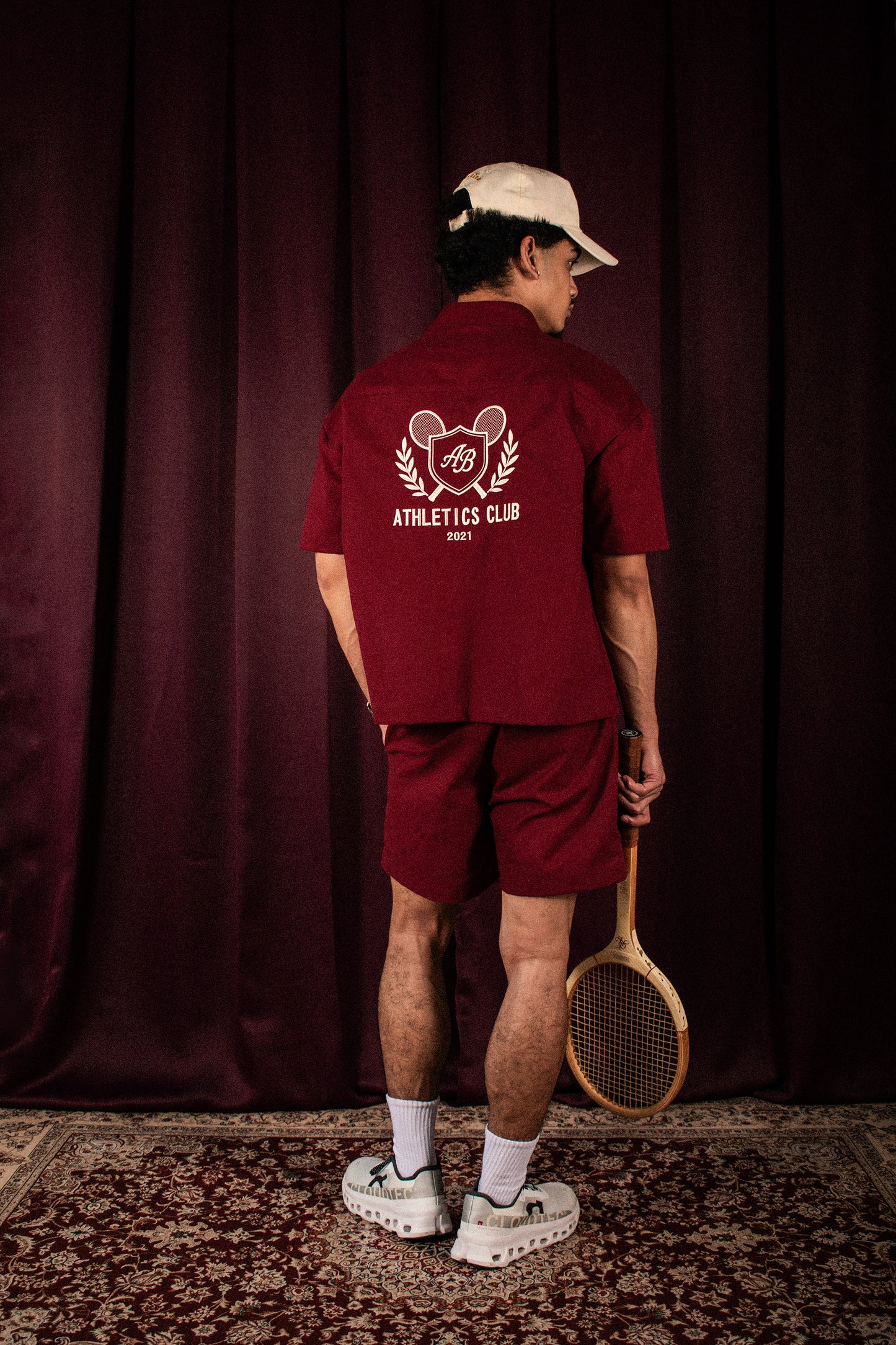 boxy polo shirt | athletics club in rosewood