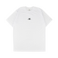everyday tee | mock neck | signature embroidered | white