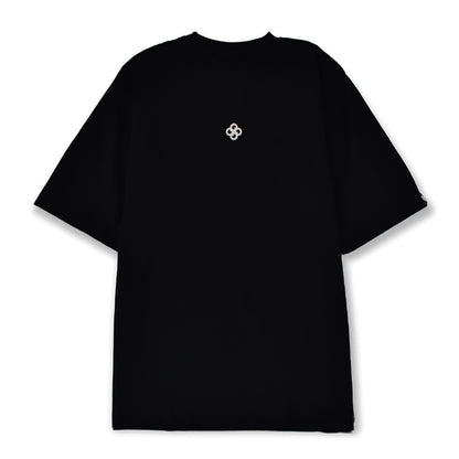 oversized tee | mock neck ep1 | harmony | black