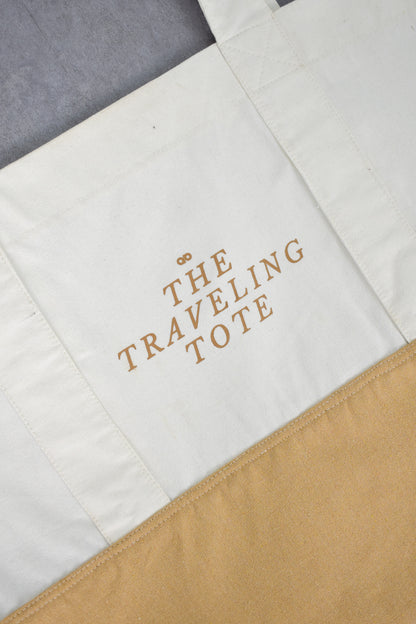 bag | the traveling tote | two tone | milk & oat