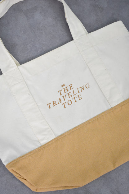bag | the traveling tote | two tone | milk & oat