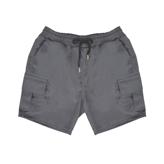 cargo shorts | tailored | charcoal gray
