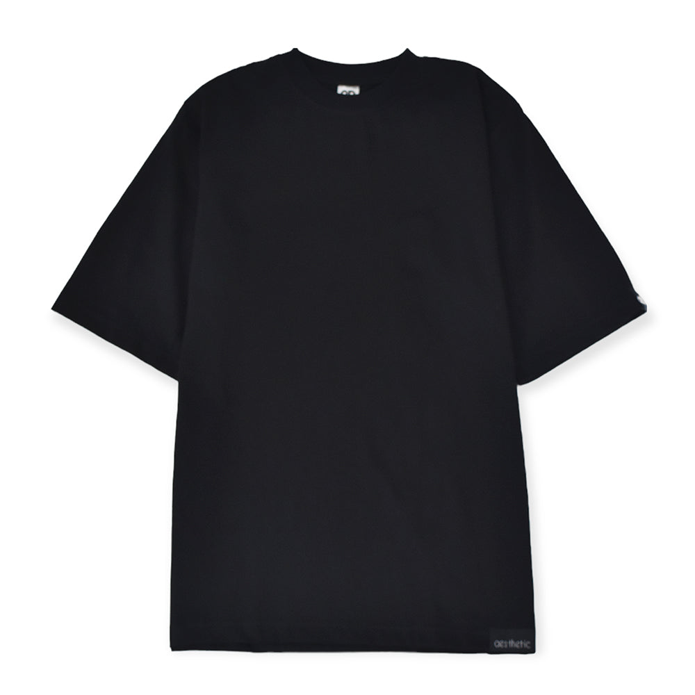 oversized tee | mock neck ep1 | black – ab