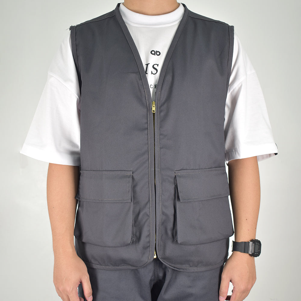 utility vest | classic | charcoal
